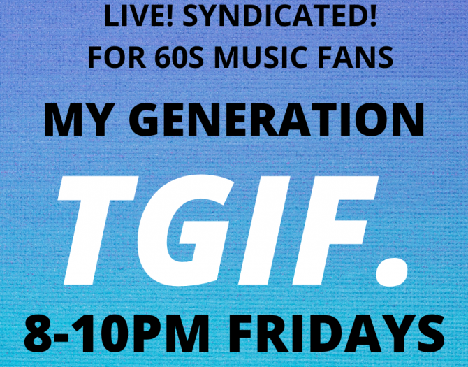 My Generation Radio Show - No ads, brands or cost!